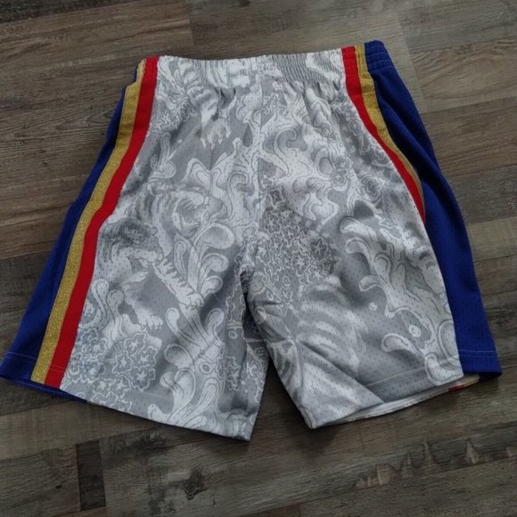 Mitchell and Ness NBA 76ers Sixers Swingman Basketball Shorts Asian NYC … - Picture 6 of 6